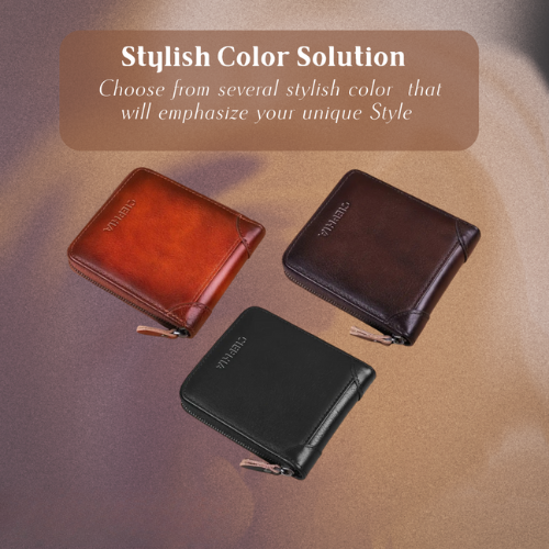 Jefrey | Vintage Bifold RFID Leather Wallet