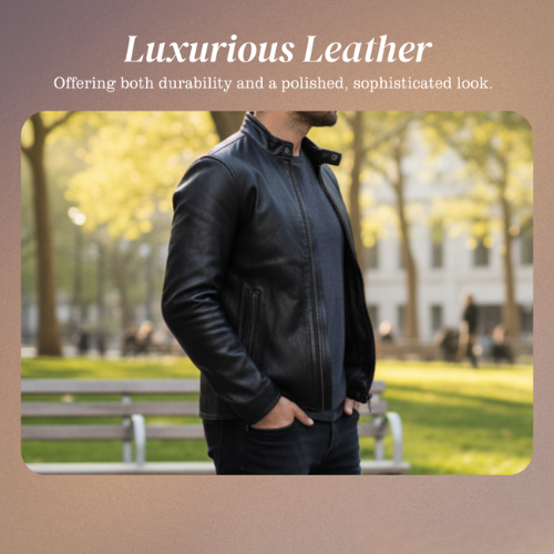 Maximilian | Classic Men’s Leather Motorcycle Jacket