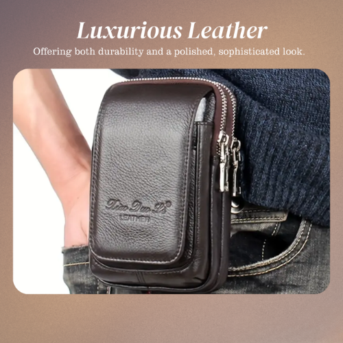 Sander | Phone & Essentials Leather Belt Pouch