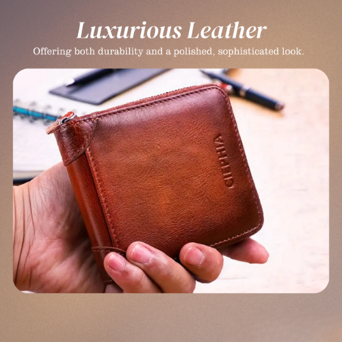 Jefrey | Vintage Bifold RFID Leather Wallet