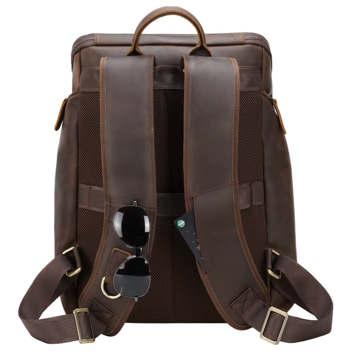 Nicholas - Men’s Vintage Leather Laptop Backpack
