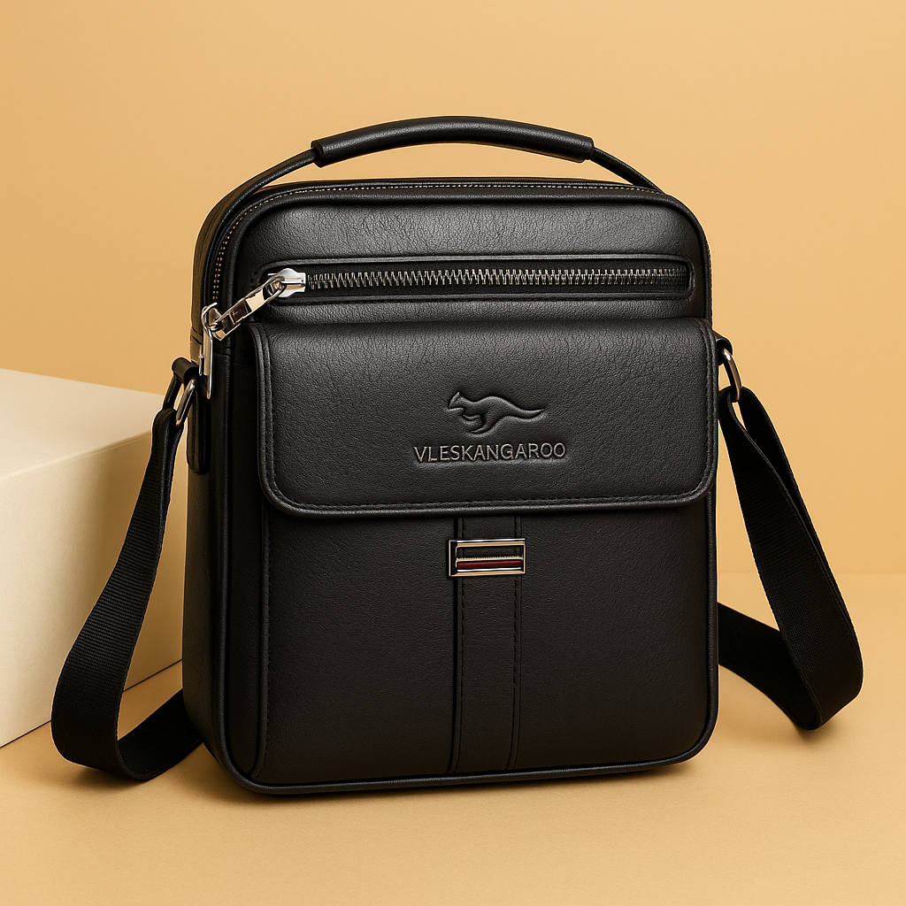 Bruce | Vintage Leather Messenger Bag