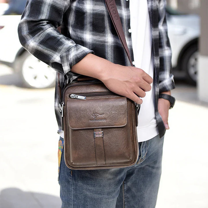 Bruce | Vintage Leather Messenger Bag