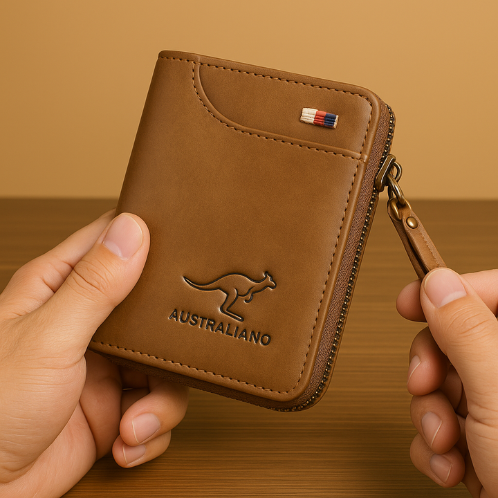 Les | Zipper Wallet with RFID Protection