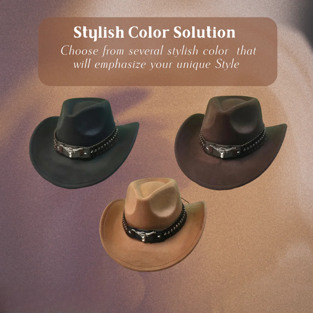 Dalton | Vintage Wide Brim Cowboy Hat with Classic Western Charm