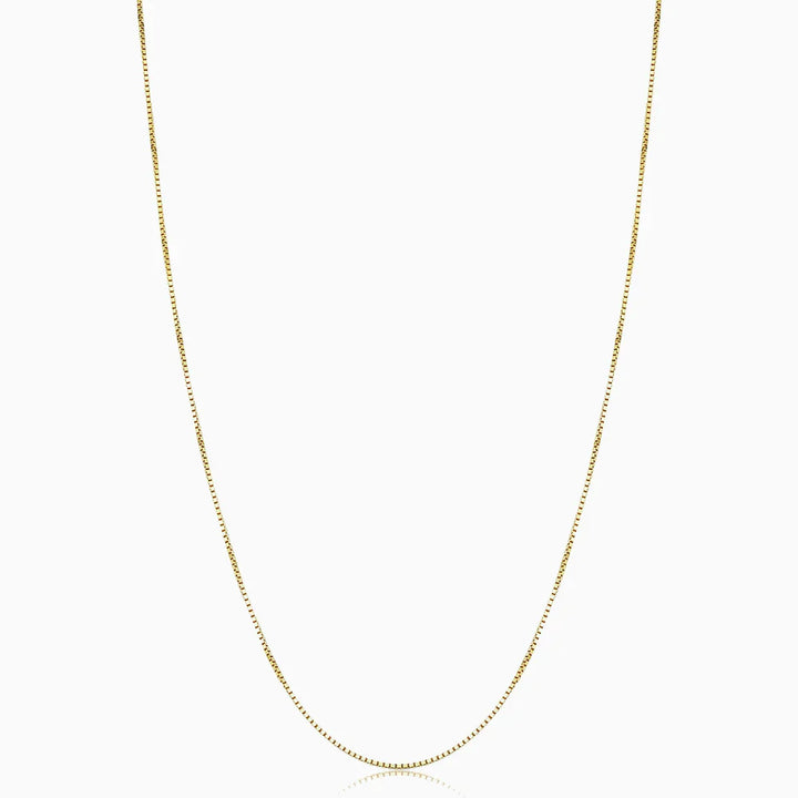 Bodega Box Necklace | Gold 18k