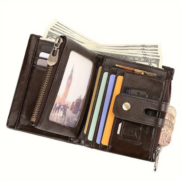 Carter | Vintage Leather RFID Wallet