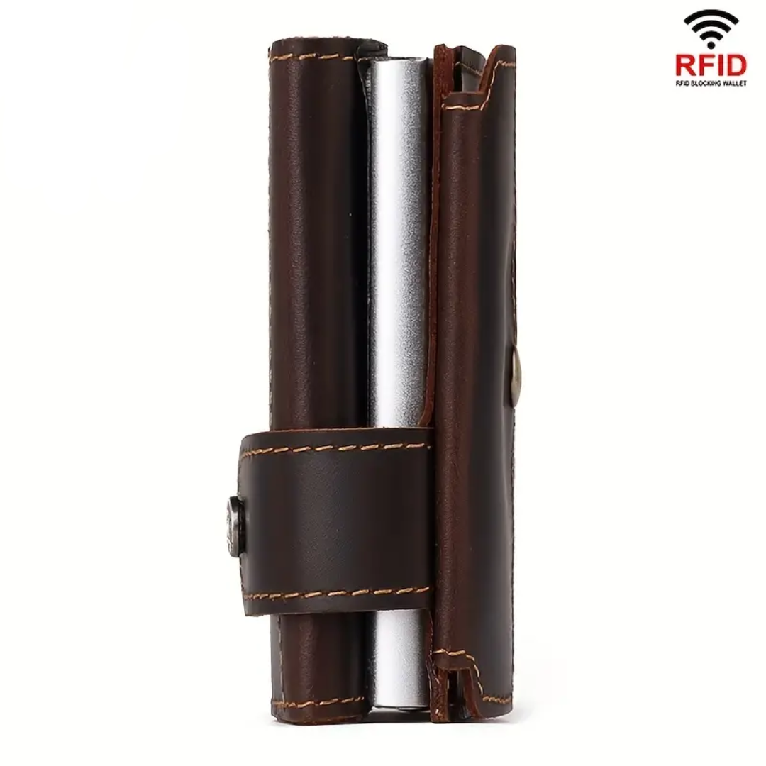 Mark | RFID Leather Money Clip | Wallet