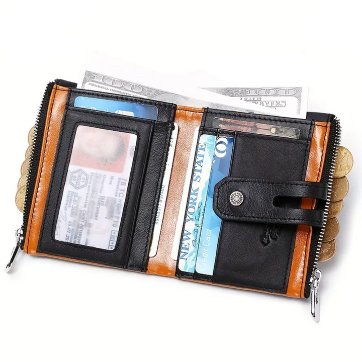 Roque | Leather Chain Strap with Multiple Compartments | Wallet