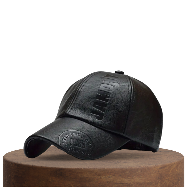Daniel | Classic Leather-Style Baseball Cap for Men