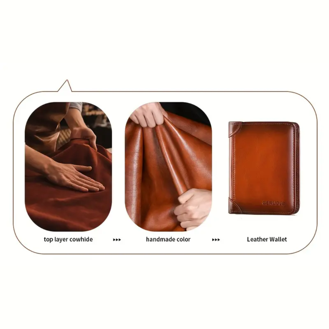 Sterlingfold | Genuine Leather Trifold Wallet for Men