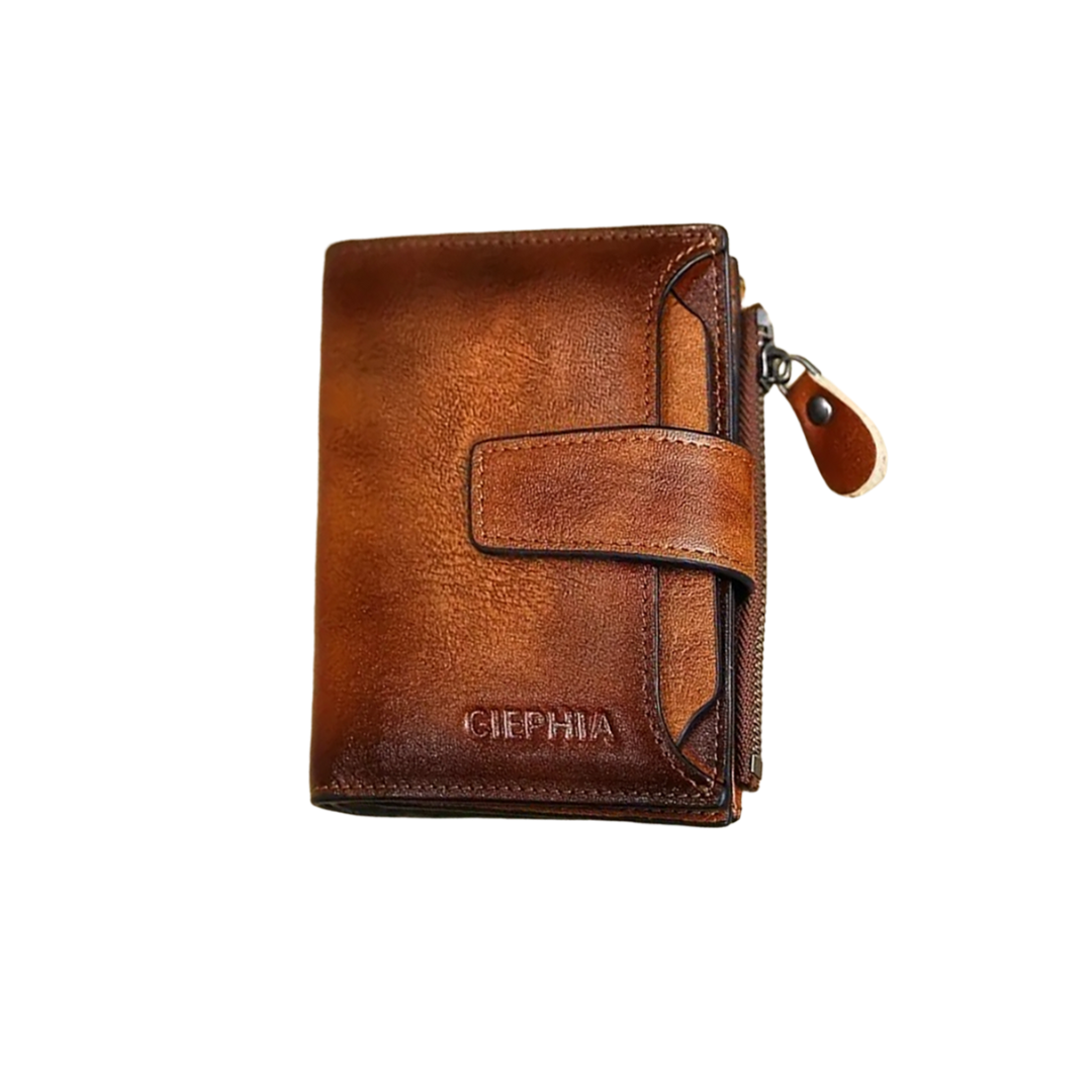 Callum | Vintage Leather RFID Duo-fold Wallet