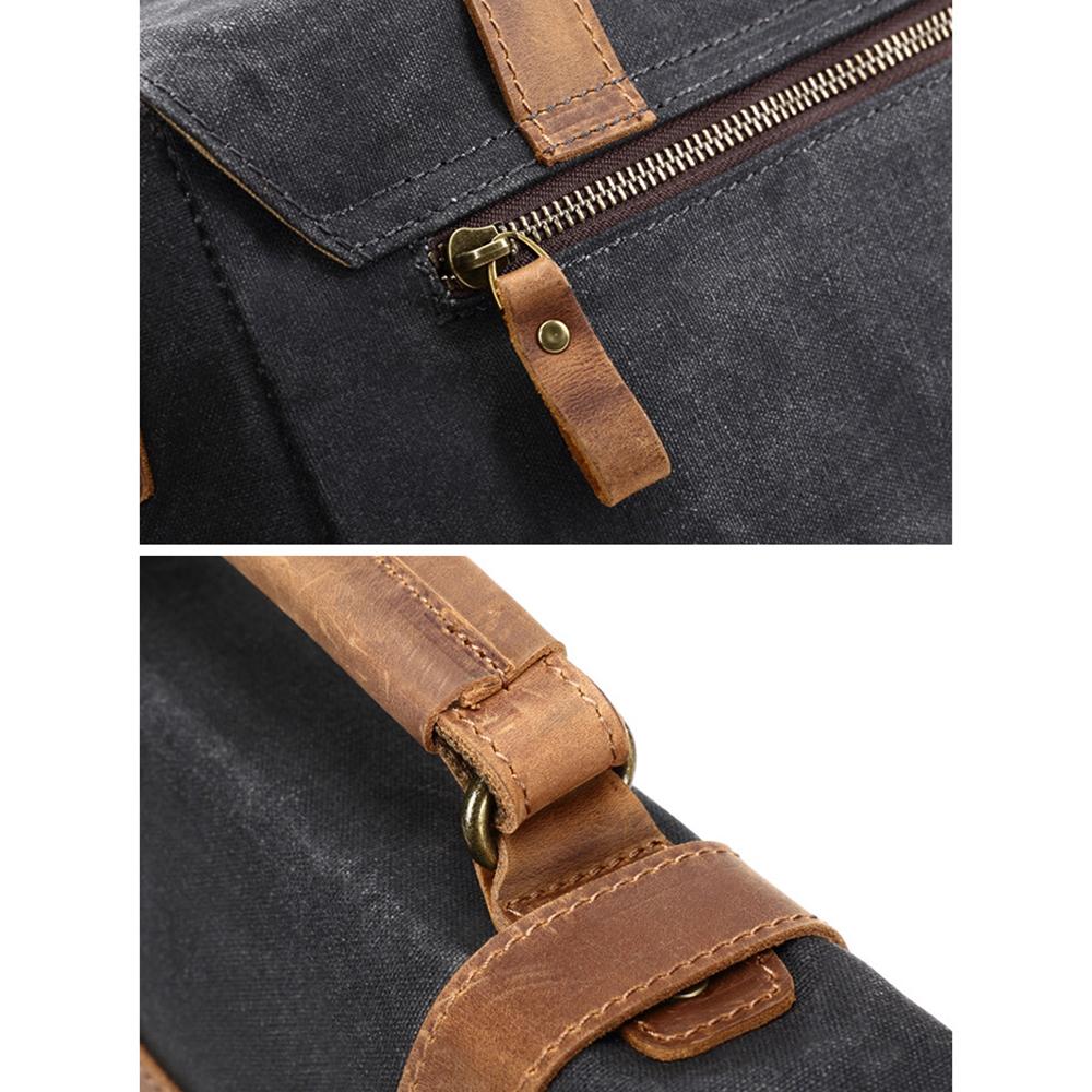 Jack - Water-Resistant Waxed Canvas Messenger Bag