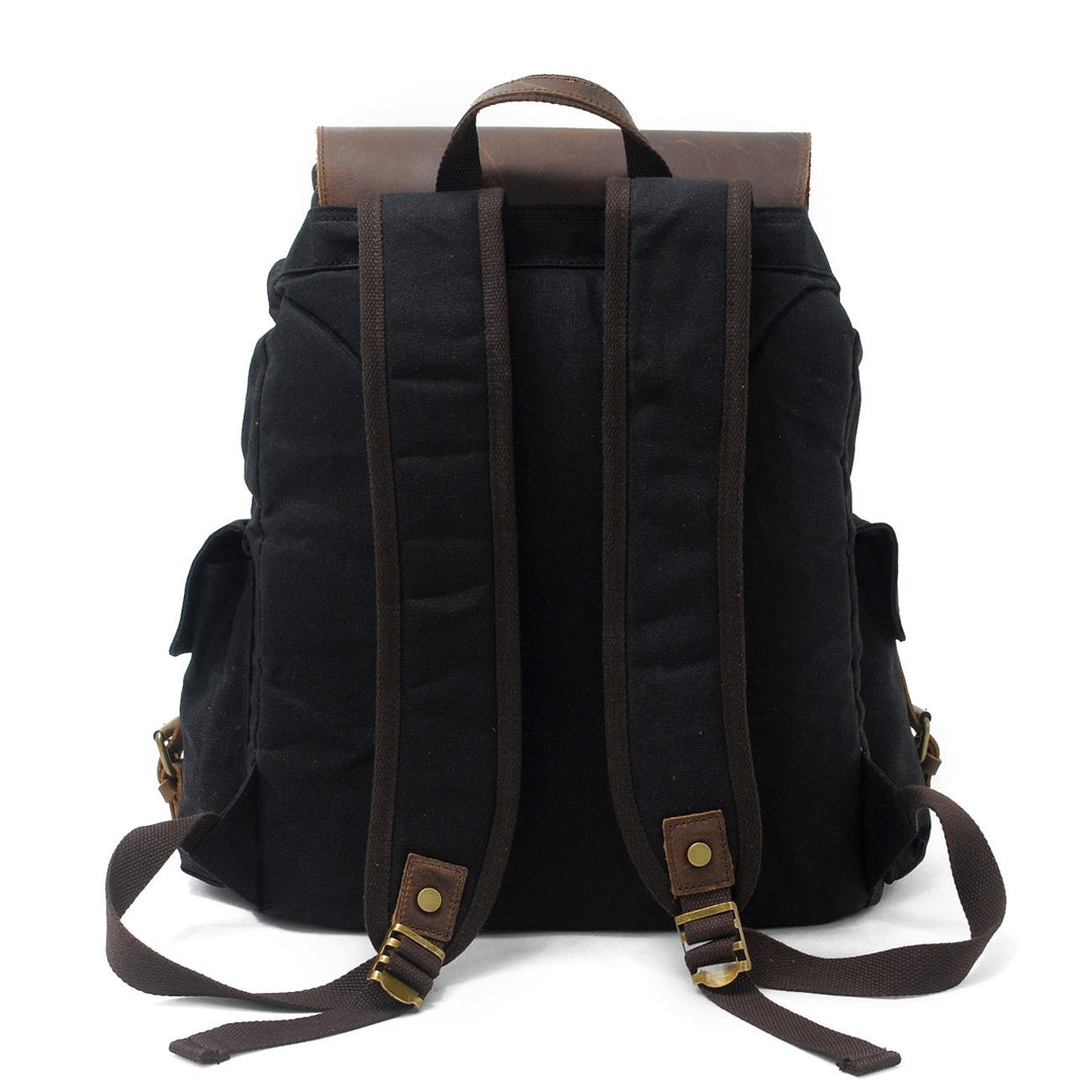 Jacob - Vintage Waxed Canvas Backpack