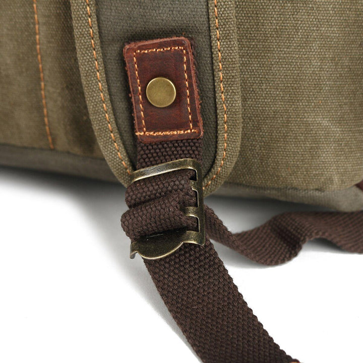 John - Heavy-Duty Canvas Hiking Backpack
