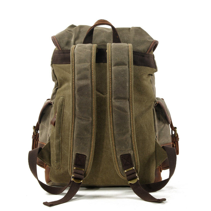 John - Heavy-Duty Canvas Hiking Backpack