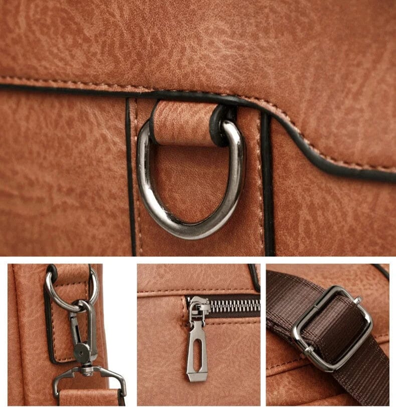 Barry | Leather Work Briefcase