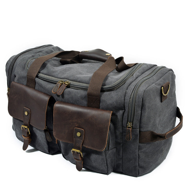 David - Mens Canvas Leather Duffle Bags