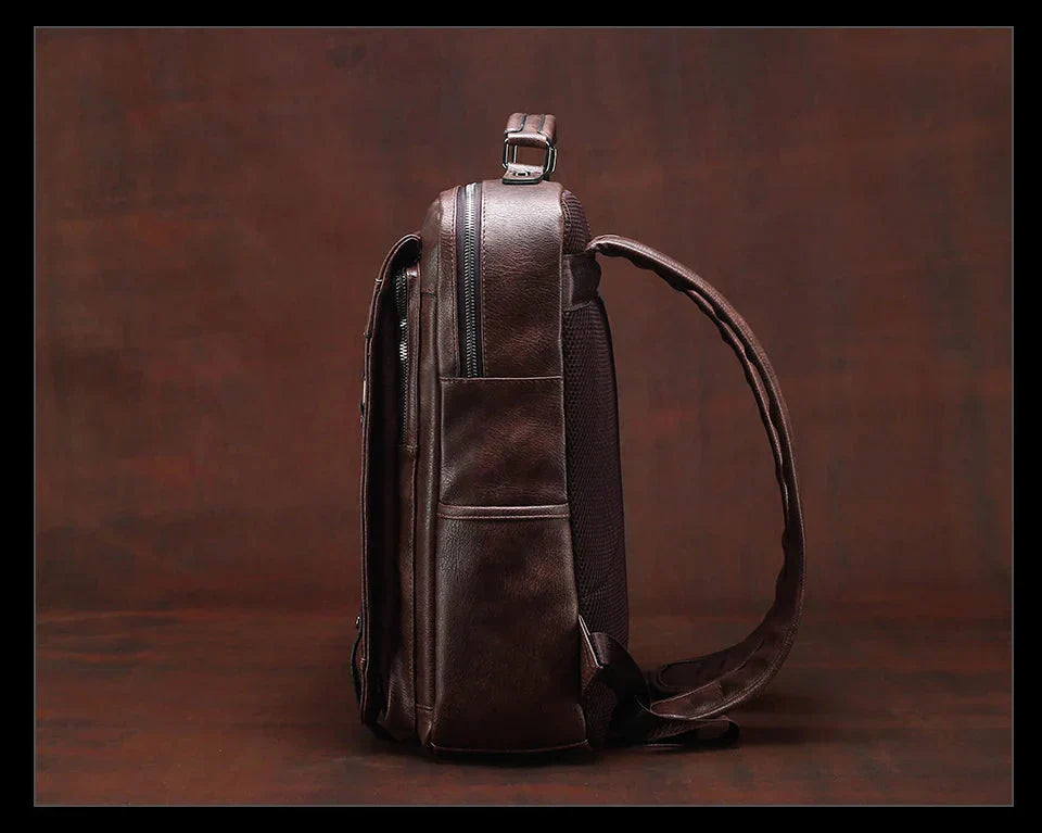Noel | Nomad Leather Travel Backpack
