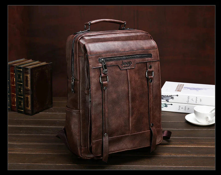 Noel | Nomad Leather Travel Backpack