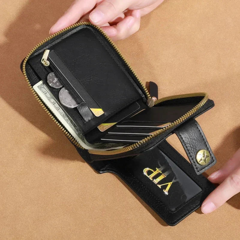 Doug | Classic Rustic Leather Wallet