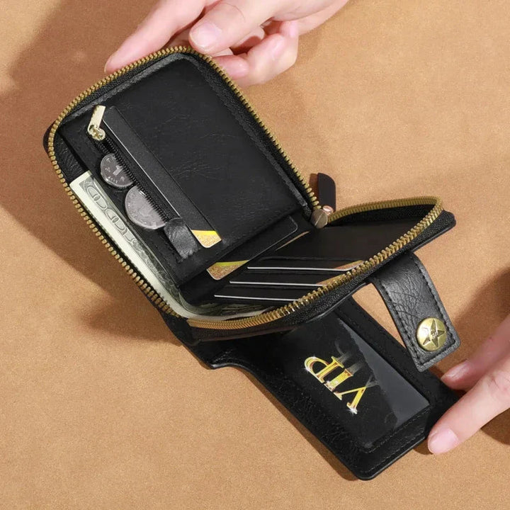 Doug | Classic Rustic Leather Wallet