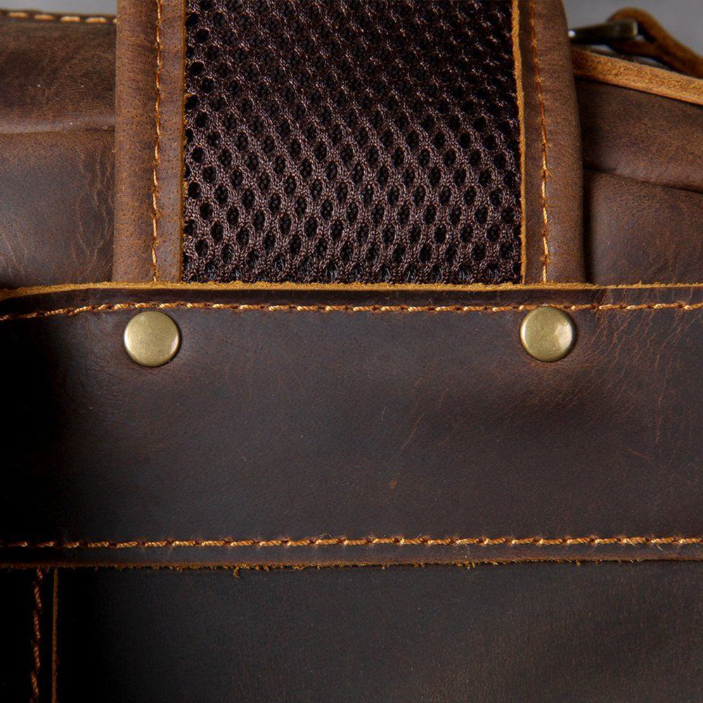 Jason - Premium Tan Leather Backpack