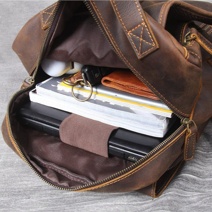 Jason - Premium Tan Leather Backpack