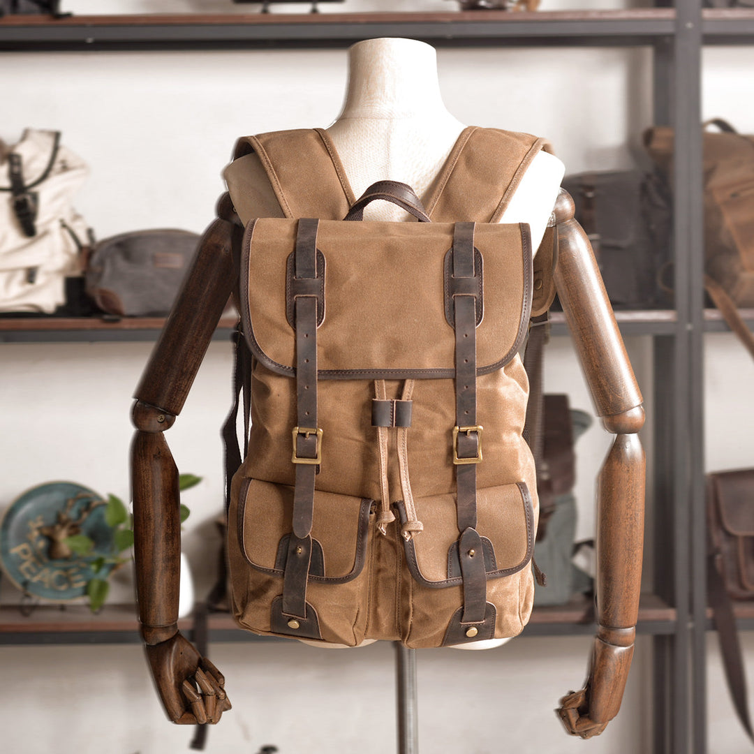 Marcus - Heavy-Duty Canvas Travel Backpack