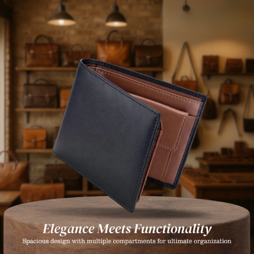 Sebastian | Two-Tone Leather Bifold | Wallet