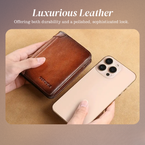 Sterlingfold | Genuine Leather Trifold Wallet for Men