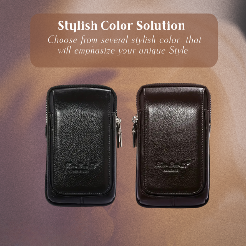 Sander | Phone & Essentials Leather Belt Pouch