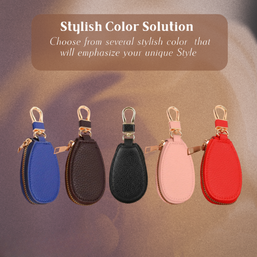 Rufus | Pebble Grain Leather Key Case Holder