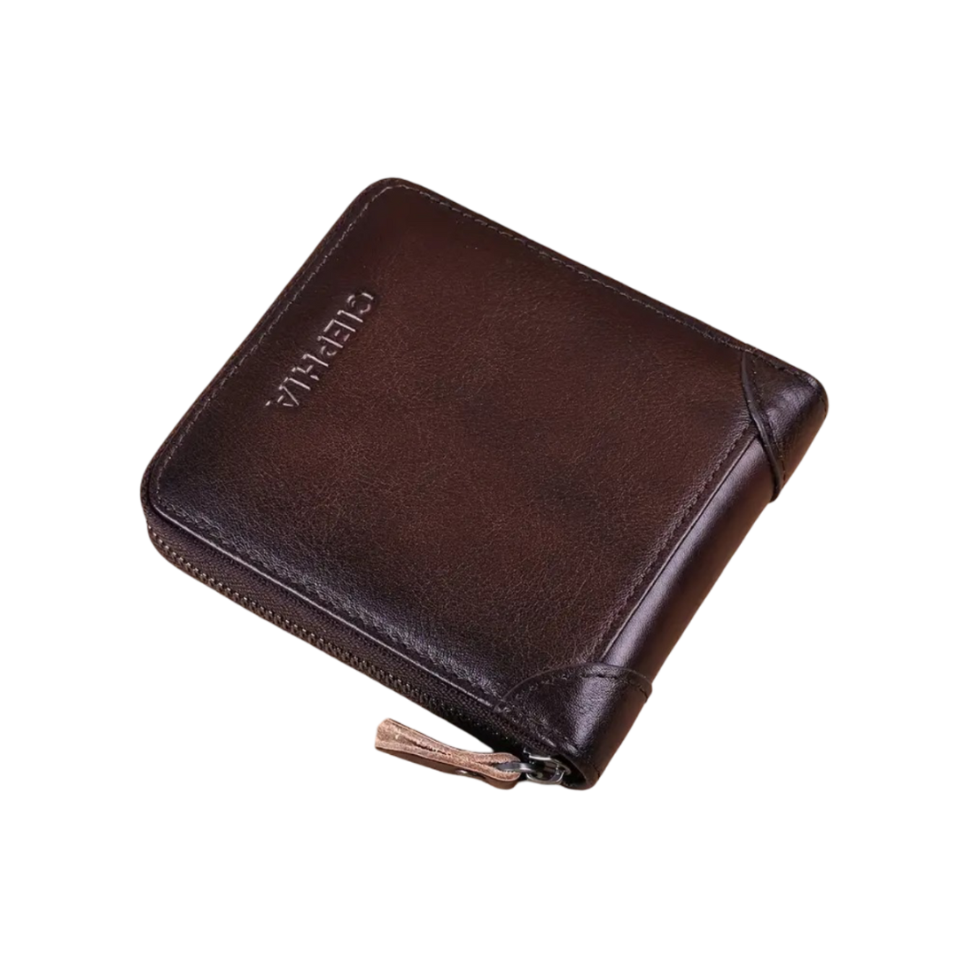 Jefrey | Vintage Bifold RFID Leather Wallet