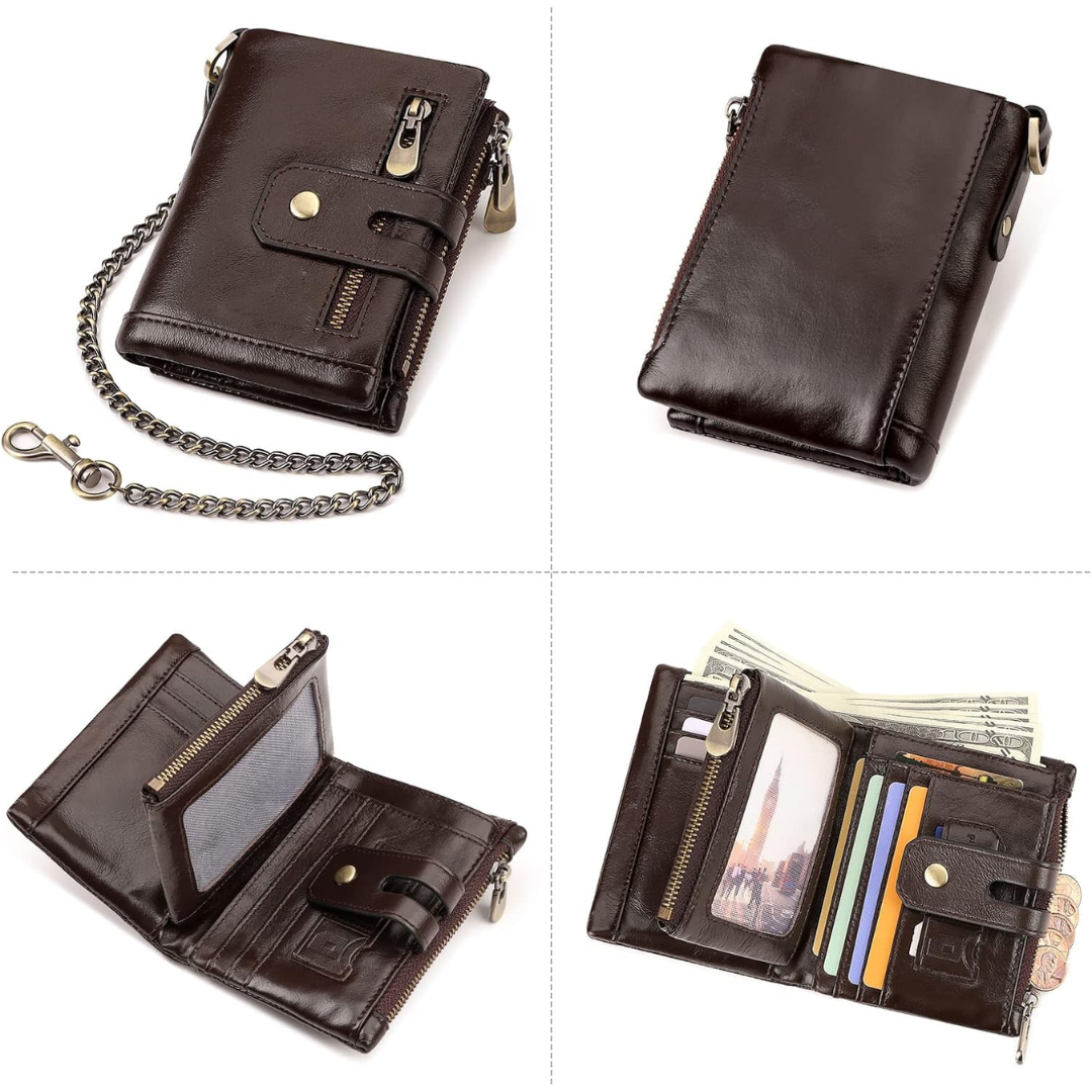 Carter | Vintage Leather RFID Wallet