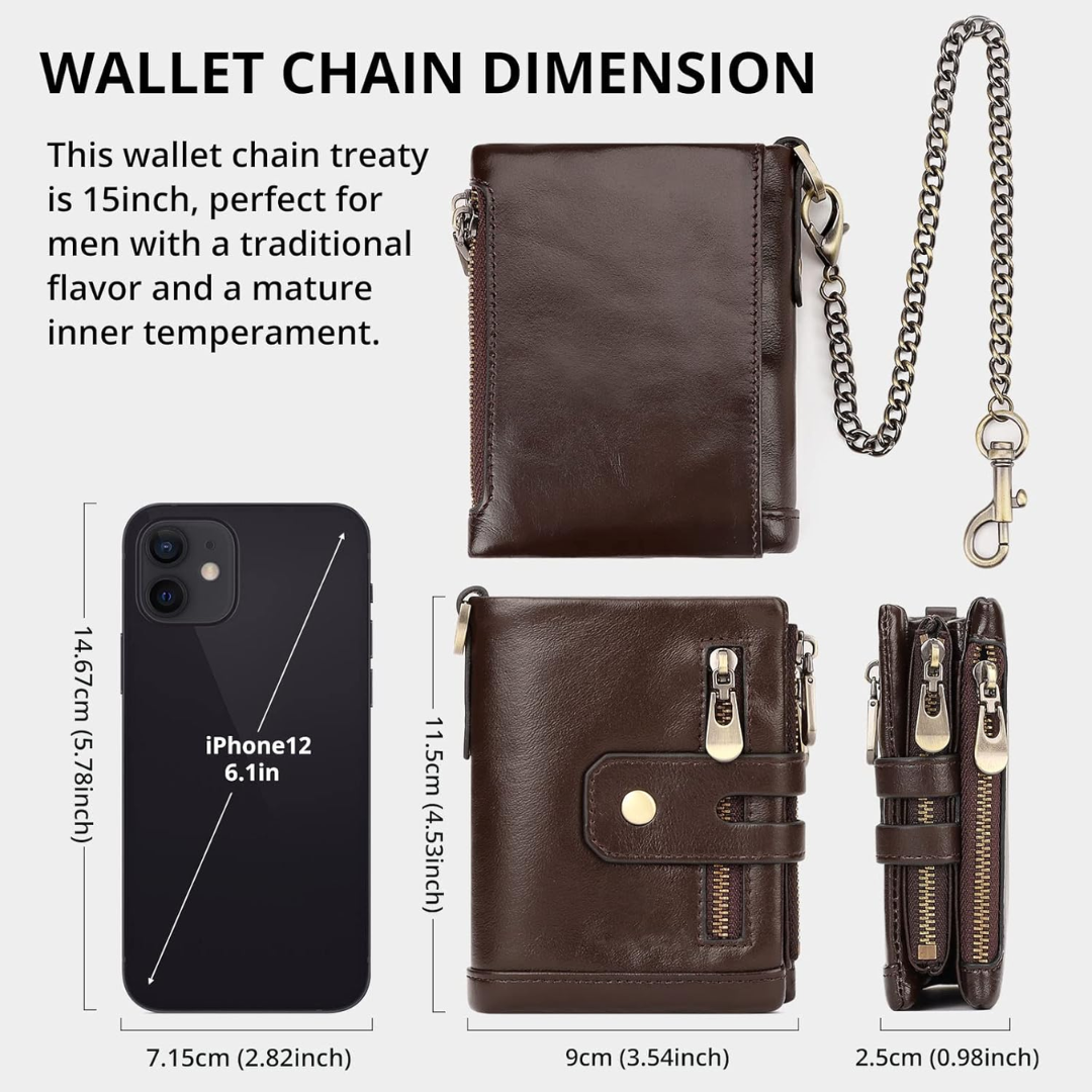Carter | Vintage Leather RFID Wallet