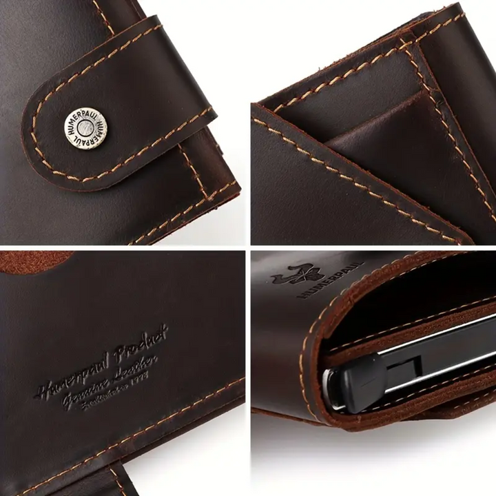 Mark | RFID Leather Money Clip | Wallet