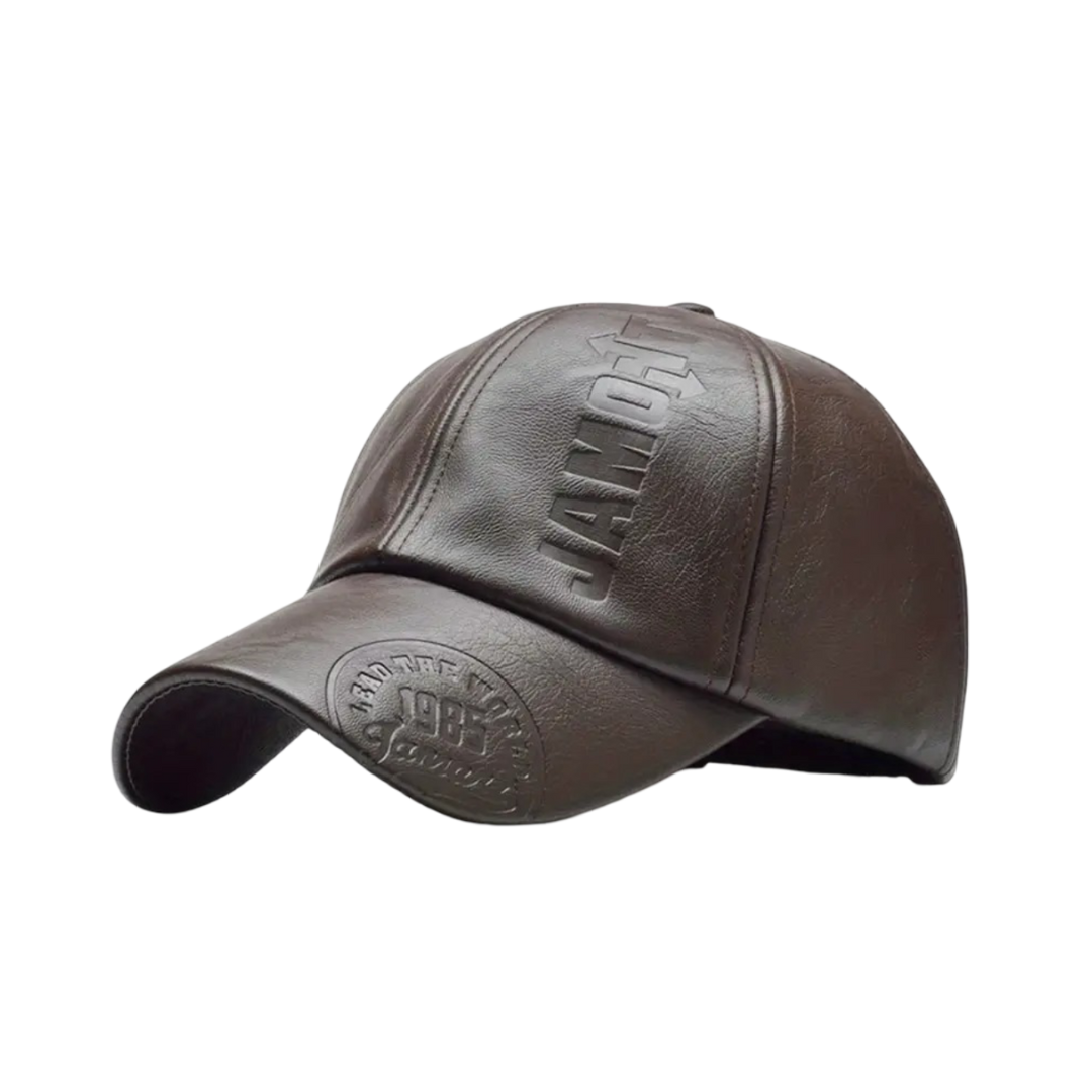 Daniel | Classic Leather-Style Baseball Cap for Men