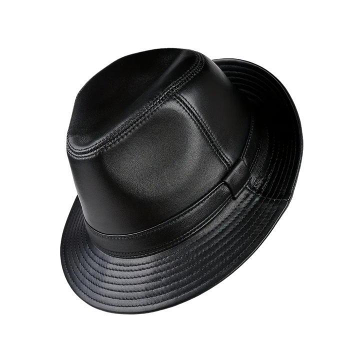 Timothy | Classic Leather Fedora Hat