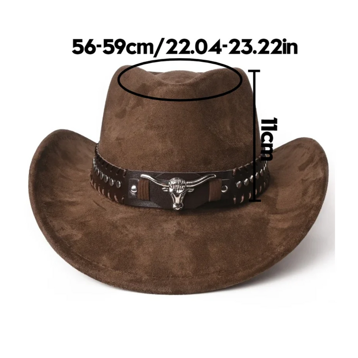 Dalton | Vintage Wide Brim Cowboy Hat with Classic Western Charm