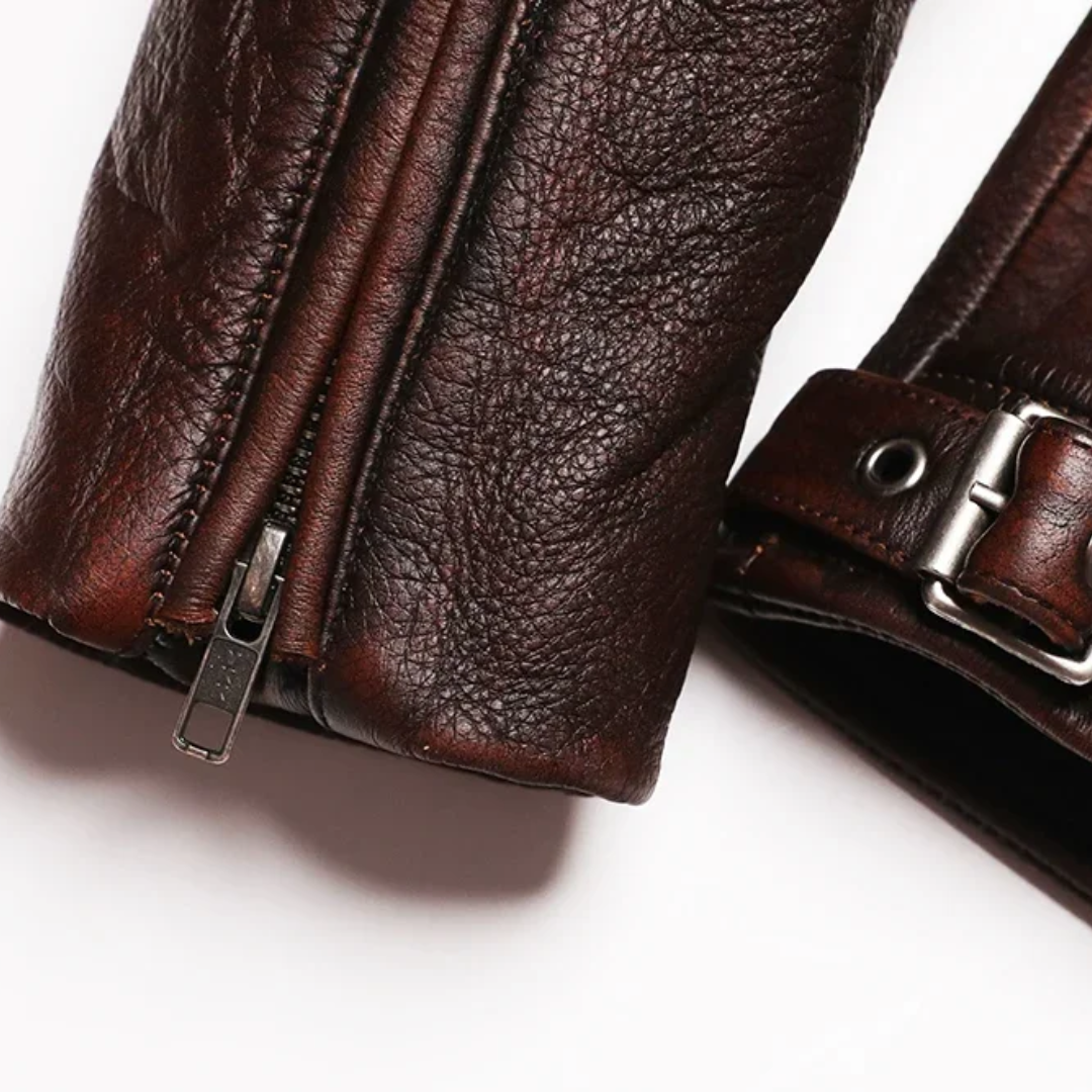 Alexander | Vintage Racer Leather Jacket