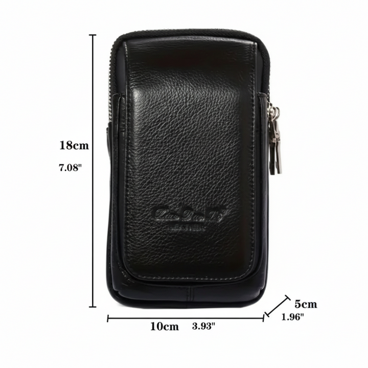 Sander | Phone & Essentials Leather Belt Pouch
