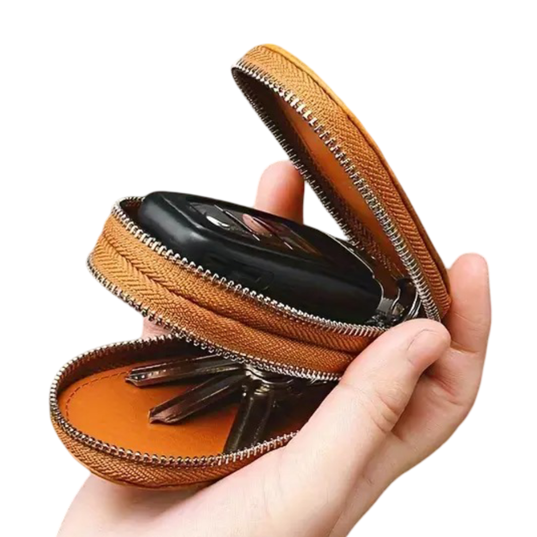 Kevin | Double Leather Key Organizer Wallet