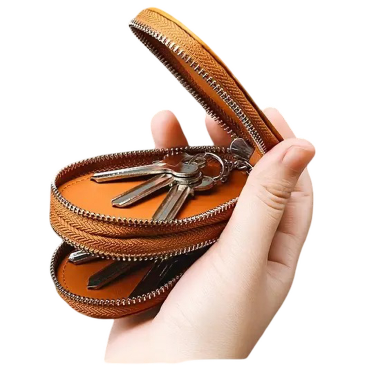 Kevin | Double Leather Key Organizer Wallet