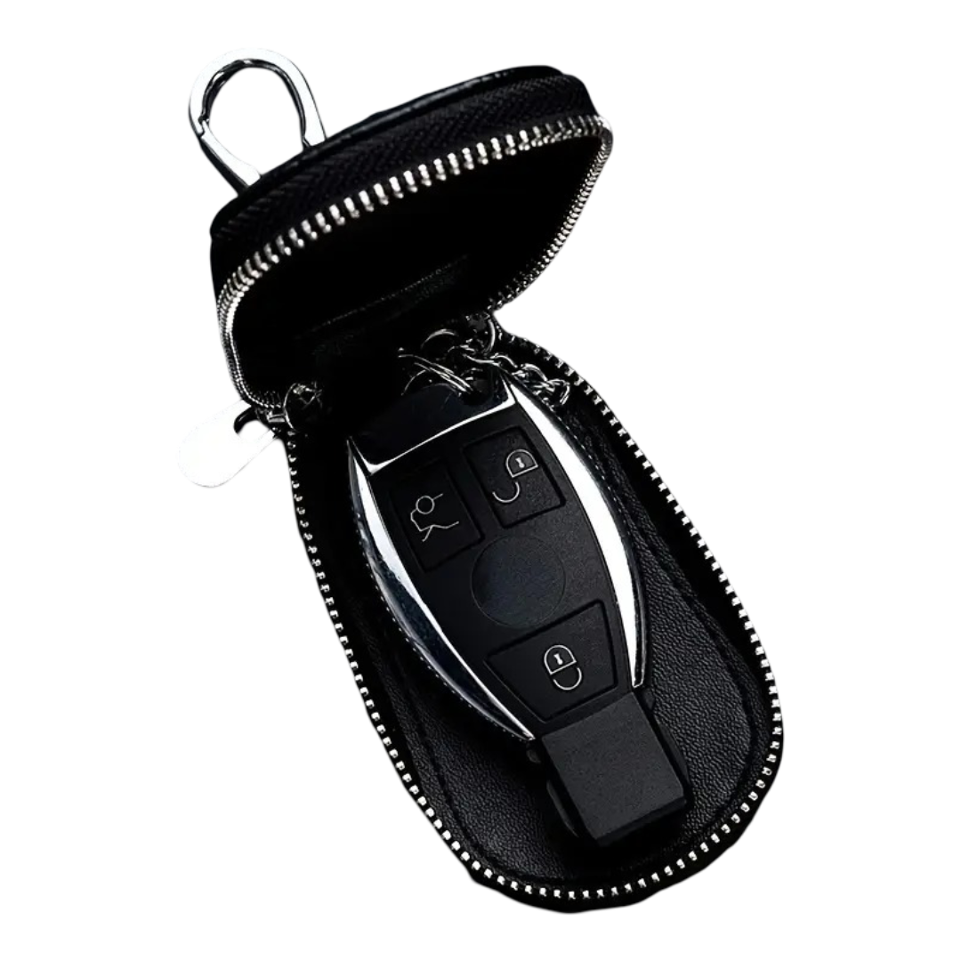 Bruno | Crocodile Embossed Leather Key Case