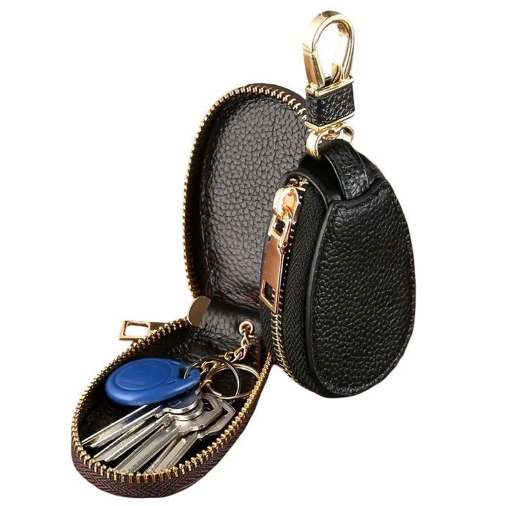 Rufus | Pebble Grain Leather Key Case Holder