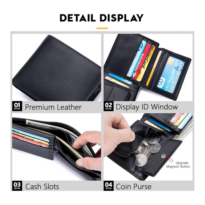 Sebastian | Two-Tone Leather Bifold | Wallet