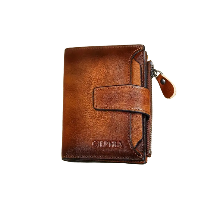 Callum | Vintage Leather RFID Duo-fold Wallet