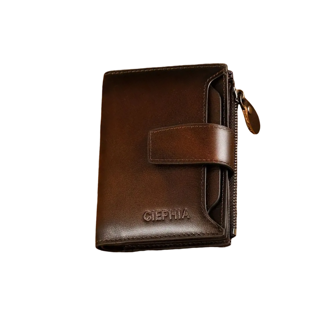 Callum | Vintage Leather RFID Duo-fold Wallet
