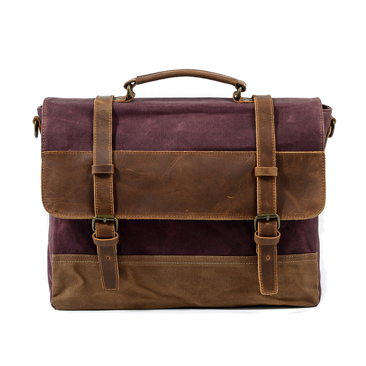Jack - Water-Resistant Waxed Canvas Messenger Bag